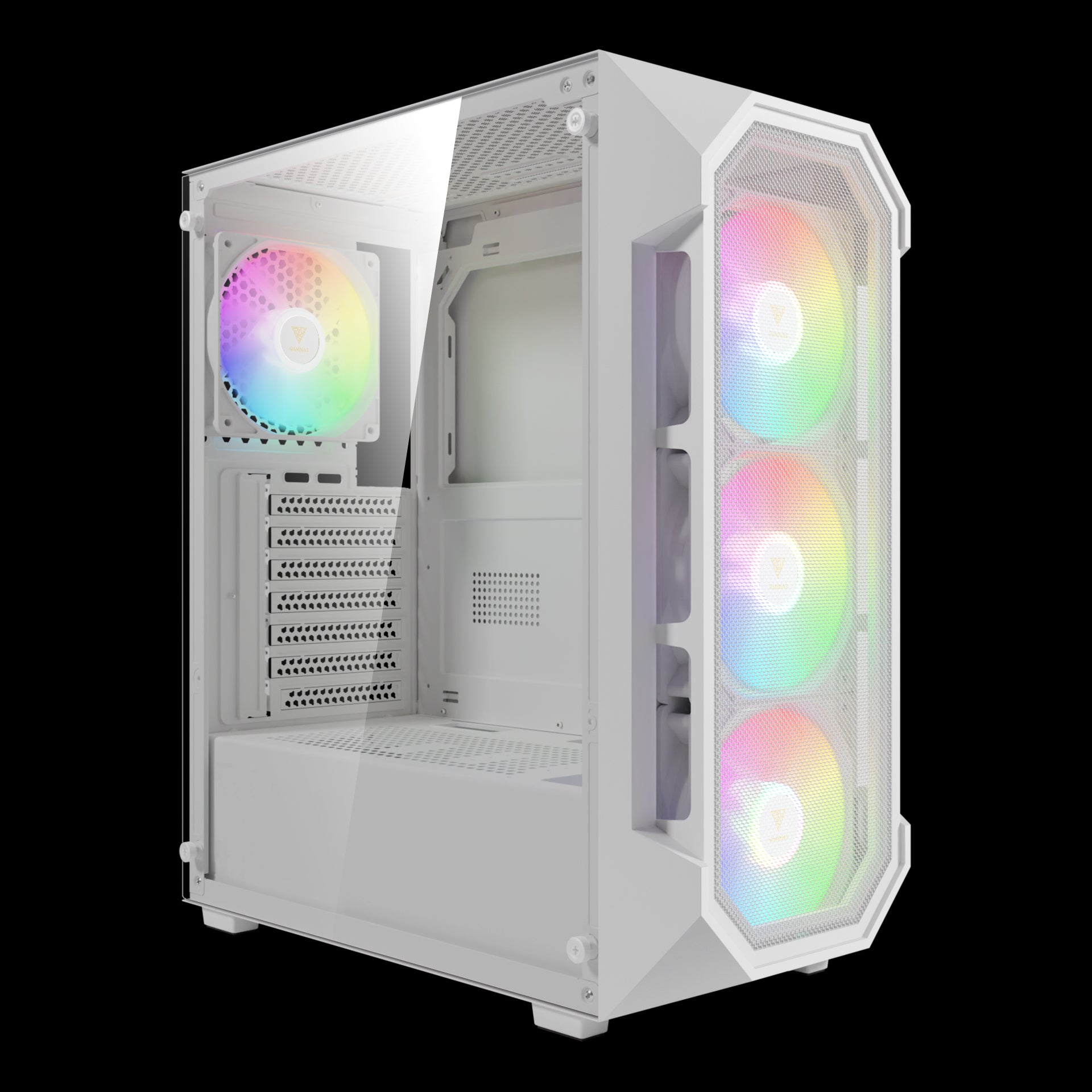 Gamdias AURA GC1 ELITE WH RGB Mid-tower ATX Gaming Casing